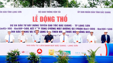 Cao tốc Bắc Giang - Lạng Sơn 12 ngàn tỉ lại có nguy cơ vỡ tiến độ - Ảnh 1. Cao tốc Bắc Giang - Lạng Sơn 12 ngàn tỉ lại có nguy cơ vỡ tiến độ - Ảnh 1.