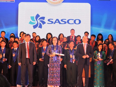 SASCO đạt Top 10 Doanh nghiệp Thương hiệu mạnh Việt Nam - Ảnh 1. SASCO đạt Top 10 Doanh nghiệp Thương hiệu mạnh Việt Nam - Ảnh 1.