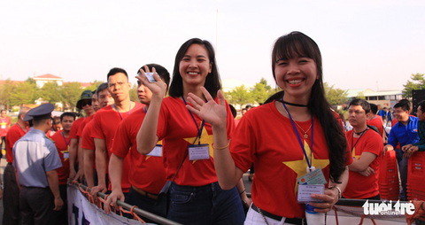 Đoàn Hành trình Tuổi trẻ vì biển đảo quê hương lên đường thăm Trường Sa - Ảnh 4. Đoàn Hành trình Tuổi trẻ vì biển đảo quê hương lên đường thăm Trường Sa - Ảnh 4.