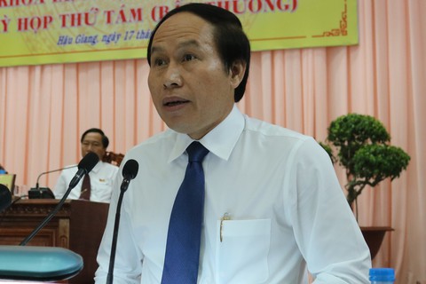 Ông Lê Tiến Châu giữ chức chủ tịch tỉnh Hậu Giang - Ảnh 1. Ông Lê Tiến Châu giữ chức chủ tịch tỉnh Hậu Giang - Ảnh 1.