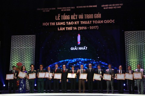 90 giải pháp đạt giải Sáng tạo kỹ thuật toàn quốc lần thứ 14 - Ảnh 1. 90 giải pháp đạt giải Sáng tạo kỹ thuật toàn quốc lần thứ 14 - Ảnh 1.