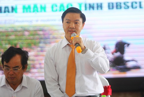 Tọa đàm Giải pháp ứng phó hạn mặn các tỉnh ĐBSCL - Ảnh 2. Tọa đàm Giải pháp ứng phó hạn mặn các tỉnh ĐBSCL - Ảnh 2.