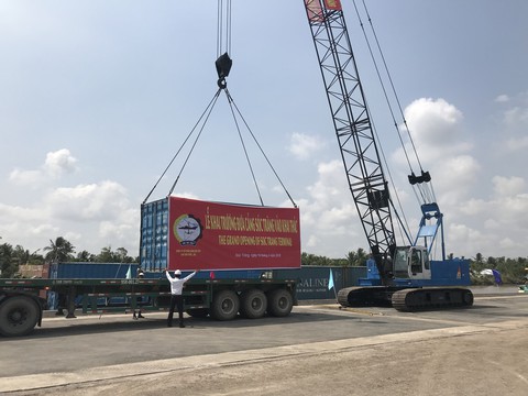 Cảng Sóc Trăng trăm tỉ đi vô hoạt động - Ảnh 1. Cảng Sóc Trăng trăm tỉ đi vô hoạt động - Ảnh 1.