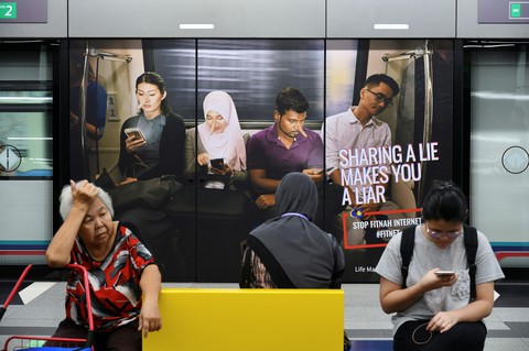 Phổ biến tin giả về Malaysia từ nước ngoài cũng bị phạt - Ảnh 1. Phổ biến tin giả về Malaysia từ nước ngoài cũng bị phạt - Ảnh 1.