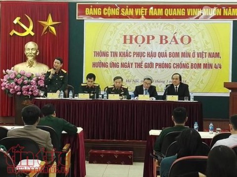 Gần 19% diện tích cả nước ô nhiễm bom mìn, vật nổ - Ảnh 1. Gần 19% diện tích cả nước ô nhiễm bom mìn, vật nổ - Ảnh 1.