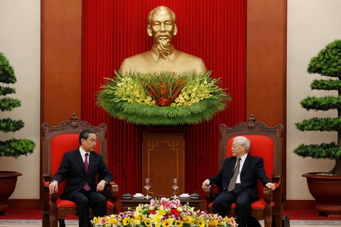 Tổng bí thư Nguyễn Phú Trọng tiếp Bộ trưởng Ngoại giao Vương Nghị - Ảnh 1. Tổng bí thư Nguyễn Phú Trọng tiếp Bộ trưởng Ngoại giao Vương Nghị - Ảnh 1.