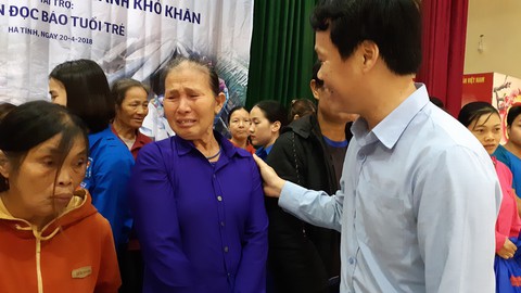 Nhịp cầu Nhân ái đến với dân nghèo Hà Tĩnh - Ảnh 4. Nhịp cầu Nhân ái đến với dân nghèo Hà Tĩnh - Ảnh 4.
