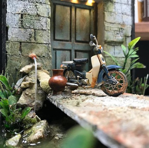 Đi ngược thời gian bằng mô hình siêu nhỏ của nghệ nhân Malaysia - Ảnh 9. Đi ngược thời gian bằng mô hình siêu nhỏ của nghệ nhân Malaysia - Ảnh 9.