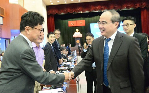 Các nhà đầu tư hào hứng với đô thị thông minh TP.HCM - Ảnh 1. Các nhà đầu tư hào hứng với đô thị thông minh TP.HCM - Ảnh 1.