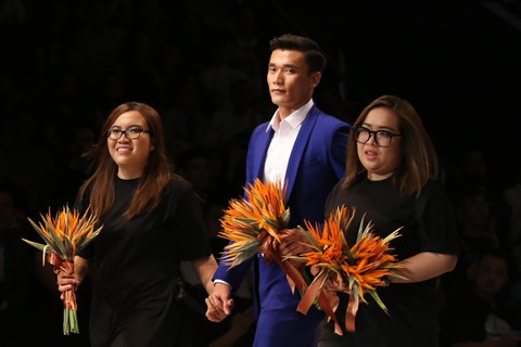Bùi Tiến Dũng U23 Việt Nam đốt nóng sàn diễn thời trang quốc tế - Ảnh 6. Bùi Tiến Dũng U23 Việt Nam đốt nóng sàn diễn thời trang quốc tế - Ảnh 6.