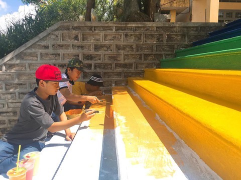 Nấc thang lên thiên đường từ buổi phạt của học sinh - Ảnh 4. Nấc thang lên thiên đường từ buổi phạt của học sinh - Ảnh 4.