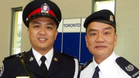 Viên cảnh sát gốc Á được tôn vinh anh hùng ở Canada - Ảnh 1. Viên cảnh sát gốc Á được tôn vinh anh hùng ở Canada - Ảnh 1.
