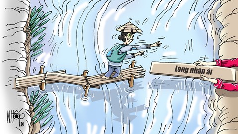 Lòng tốt trên vỉa hè - Ảnh 1. Lòng tốt trên vỉa hè - Ảnh 1.