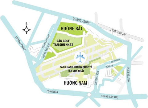 Sân bay Tân Sơn Nhất: Cần đất sân golf thì lấy đất của sân golf - Ảnh 1. Sân bay Tân Sơn Nhất: Cần đất sân golf thì lấy đất của sân golf - Ảnh 1.