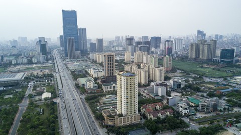 Vành đai 3 Hà Nội đi giữa hàng loạt cao ốc - Ảnh 6. Vành đai 3 Hà Nội đi giữa hàng loạt cao ốc - Ảnh 6.