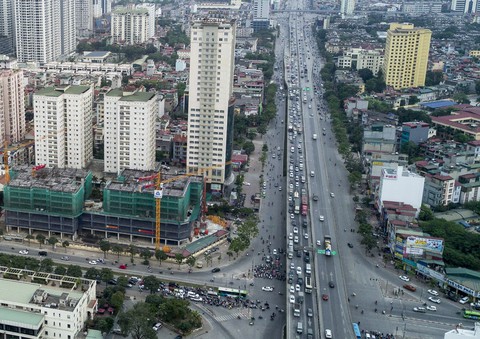 Vành đai 3 Hà Nội đi giữa hàng loạt cao ốc - Ảnh 2. Vành đai 3 Hà Nội đi giữa hàng loạt cao ốc - Ảnh 2.