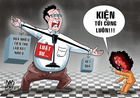 Khi luật sư nhập nhèm tiền bạc… - Ảnh 1. Khi luật sư nhập nhèm tiền bạc… - Ảnh 1.