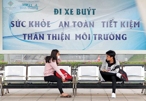 Buýt xanh lăn bánh nhanh kiểu Nhật - Ảnh 3. Buýt xanh lăn bánh nhanh kiểu Nhật - Ảnh 3.