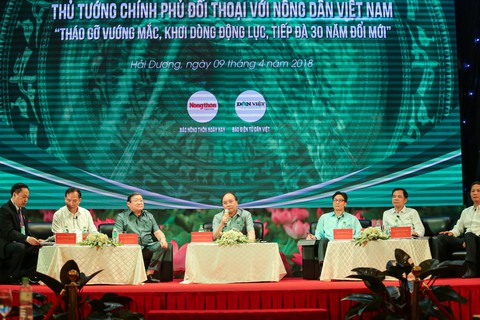 Thủ tướng đối thoại: Người Nhật thích bắp cải, su hào Hải Dương - Ảnh 1. Thủ tướng đối thoại: Người Nhật thích bắp cải, su hào Hải Dương - Ảnh 1.