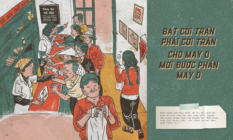 Thương nhớ thời bao cấp - sách tranh của Thành Phong và Hữu Khoa - Ảnh 7. Thương nhớ thời bao cấp - sách tranh của Thành Phong và Hữu Khoa - Ảnh 7.