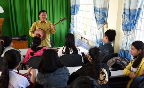 Đưa bài chòi vào trường học - Ảnh 2. Đưa bài chòi vào trường học - Ảnh 2.