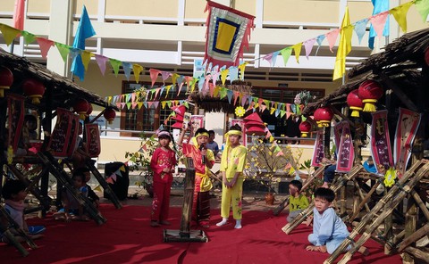Đưa bài chòi vào trường học - Ảnh 3. Đưa bài chòi vào trường học - Ảnh 3.