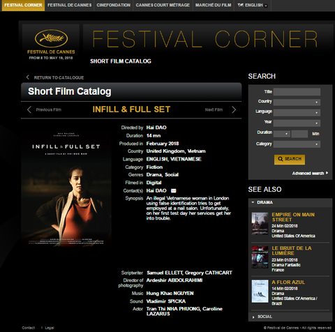 Nhã Phương đem phim ngắn đến Cannes 2018 - Ảnh 4. Nhã Phương đem phim ngắn đến Cannes 2018 - Ảnh 4.