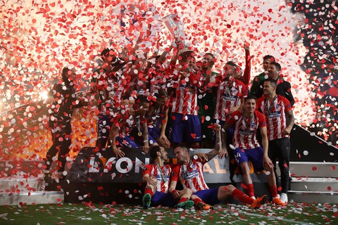 Atletico Madrid ăn mừng chức vô địch Europa League - Ảnh 2. Atletico Madrid ăn mừng chức vô địch Europa League - Ảnh 2.