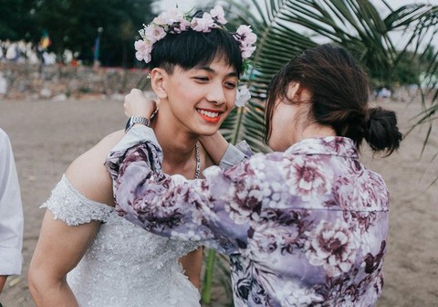 Ảnh kỷ yếu phong cách ‘đám cưới miền quê’ của teen Hải Phòng - Ảnh 1. Ảnh kỷ yếu phong cách ‘đám cưới miền quê’ của teen Hải Phòng - Ảnh 1.