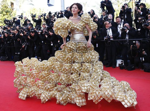 Thảm đỏ Cannes: Sân chơi của nhiều trò lố lẫn thông điệp thời sự - Ảnh 6. Thảm đỏ Cannes: Sân chơi của nhiều trò lố lẫn thông điệp thời sự - Ảnh 6.