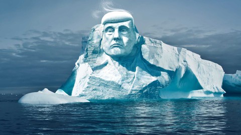 Tạc tượng ông Trump lên băng Bắc Cực để… đánh thức nhân loại - Ảnh 1. Tạc tượng ông Trump lên băng Bắc Cực để… đánh thức nhân loại - Ảnh 1.