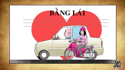 Những trái tim trên bằng lái xe - Ảnh 1. Những trái tim trên bằng lái xe - Ảnh 1.