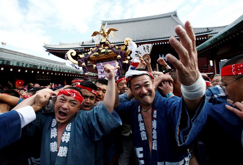 Đến lễ hội Sanja Matsuri ngắm hình xăm - Ảnh 14. Đến lễ hội Sanja Matsuri ngắm hình xăm - Ảnh 14.