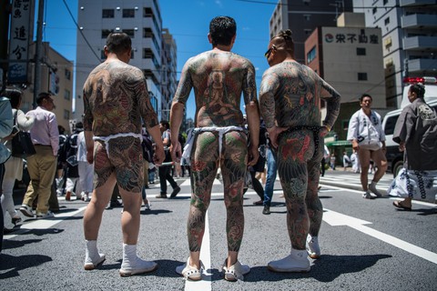 Đến lễ hội Sanja Matsuri ngắm hình xăm - Ảnh 2. Đến lễ hội Sanja Matsuri ngắm hình xăm - Ảnh 2.