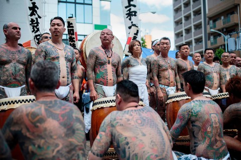 Đến lễ hội Sanja Matsuri ngắm hình xăm - Ảnh 5. Đến lễ hội Sanja Matsuri ngắm hình xăm - Ảnh 5.