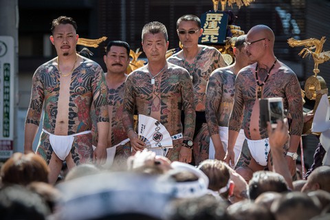Đến lễ hội Sanja Matsuri ngắm hình xăm - Ảnh 6. Đến lễ hội Sanja Matsuri ngắm hình xăm - Ảnh 6.