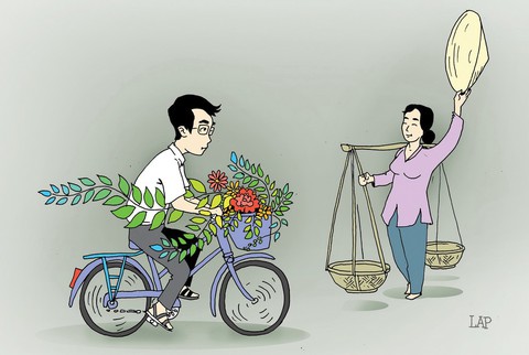 Chiếc xe đạp và đôi bông tai của mẹ - Ảnh 1. Chiếc xe đạp và đôi bông tai của mẹ - Ảnh 1.