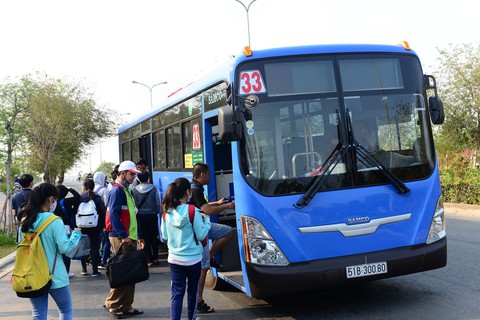 TP.HCM có 20 tuyến xe buýt mẫu - Ảnh 1. TP.HCM có 20 tuyến xe buýt mẫu - Ảnh 1.
