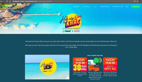 Cơ hội du lịch nước ngoài miễn phí cùng GoBear và KLOOK - Ảnh 1. Cơ hội du lịch nước ngoài miễn phí cùng GoBear và KLOOK - Ảnh 1.