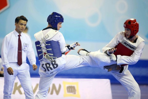 Những hình ảnh đầy cảm xúc tại giải Taekwondo người khuyết tật - Ảnh 1. Những hình ảnh đầy cảm xúc tại giải Taekwondo người khuyết tật - Ảnh 1.