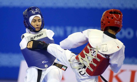 Những hình ảnh đầy cảm xúc tại giải Taekwondo người khuyết tật - Ảnh 3. Những hình ảnh đầy cảm xúc tại giải Taekwondo người khuyết tật - Ảnh 3.