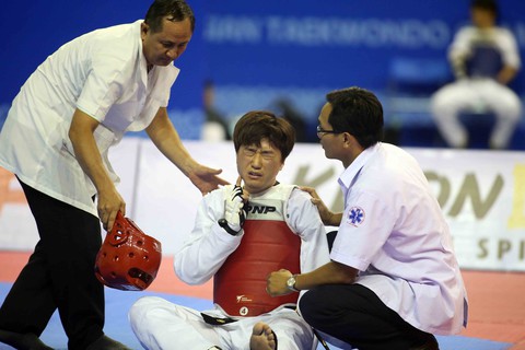 Những hình ảnh đầy cảm xúc tại giải Taekwondo người khuyết tật - Ảnh 8. Những hình ảnh đầy cảm xúc tại giải Taekwondo người khuyết tật - Ảnh 8.