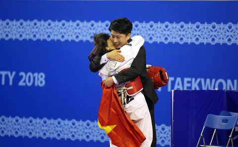 Kim Tuyền trở lại với HCV taekwondo châu Á 2018 - Ảnh 4. Kim Tuyền trở lại với HCV taekwondo châu Á 2018 - Ảnh 4.