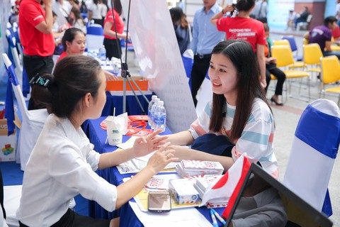 Tỉ lệ sinh viên có việc làm cao ngất - Ảnh 1. Tỉ lệ sinh viên có việc làm cao ngất - Ảnh 1.