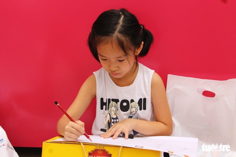 Thiếu nhi vẽ tranh vườn trường mơ ước của em - Ảnh 5. Thiếu nhi vẽ tranh vườn trường mơ ước của em - Ảnh 5.