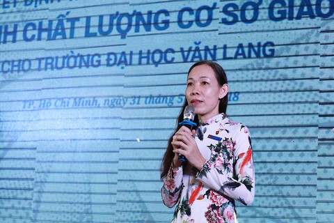ĐH Văn Lang đạt chứng nhận kiểm định chất lượng quốc gia - Ảnh 2. ĐH Văn Lang đạt chứng nhận kiểm định chất lượng quốc gia - Ảnh 2.