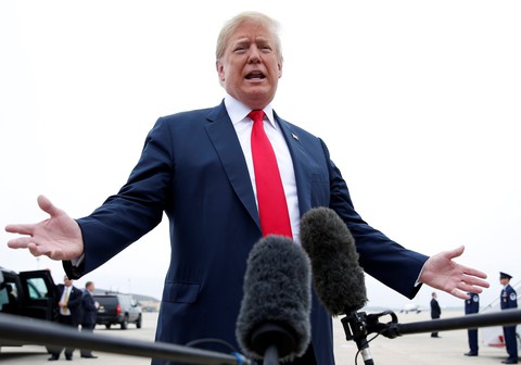 Ông Trump mong chờ thư ông Kim Jong Un - Ảnh 1. Ông Trump mong chờ thư ông Kim Jong Un - Ảnh 1.