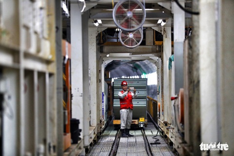 Ngắm đường hầm metro thứ 2 sắp hoàn thành dưới lòng đất - Ảnh 11. Ngắm đường hầm metro thứ 2 sắp hoàn thành dưới lòng đất - Ảnh 11.