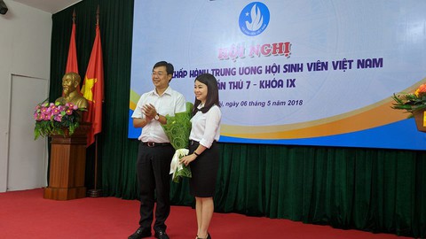 Hội Sinh viên Việt Nam có phó chủ tịch mới - Ảnh 1. Hội Sinh viên Việt Nam có phó chủ tịch mới - Ảnh 1.