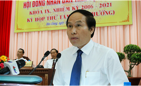 Ông Lê Tiến Châu làm chủ tịch UBND tỉnh Hậu Giang - Ảnh 1. Ông Lê Tiến Châu làm chủ tịch UBND tỉnh Hậu Giang - Ảnh 1.